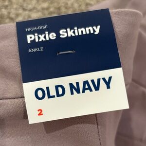 Old Navy Pixie Skinny Ankle Pants in Soft Purple